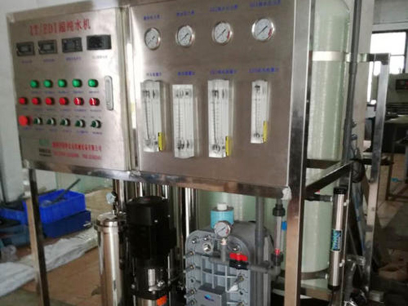 EDI模塊對海水和高鹽度苦咸水，設產水沖洗管路